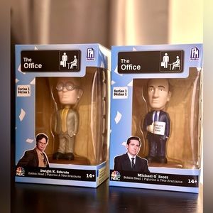 Michael Scott & Dwight Schrute Bobble Heads (The Office)
